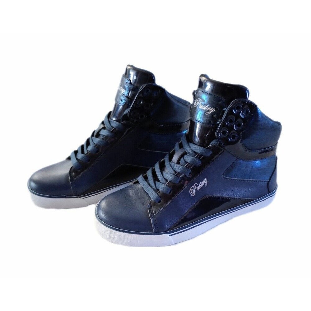 Pastry Sweet Crime Navy Blue Hip Hop High Top Dance Shoes sz 6.5 M Womens
